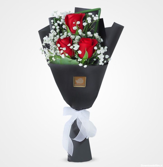 سفارش و خرید آنلاین دسته گل رز قرمز آدنا |گل بازار