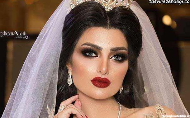 آموزشی | مدل آرایش عروس عربی حرفه ای | 65 عکس جدید