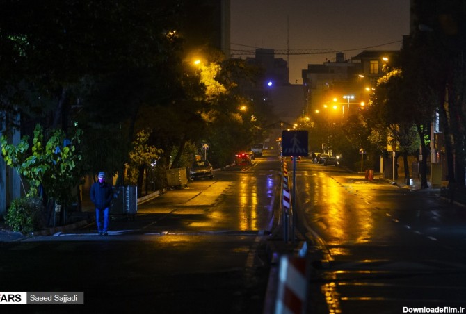 عکس/ خیابان‌های تهران در اولین شب قرنطینه