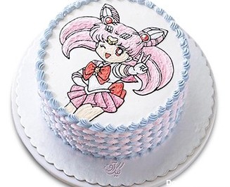 انواع کیک تولد دخترانه - کیک مانستر های با انرژی | کیک آف