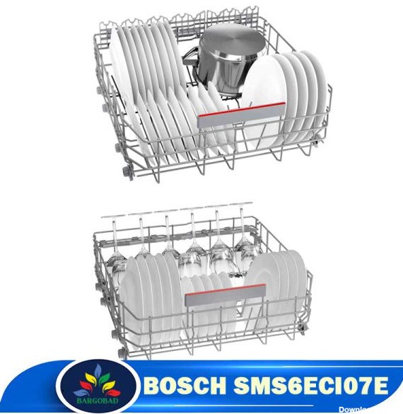 قفسه های ماشین ظرفشویی 14 نفره بوش 6ECI07E مدل SMS6ECI07E