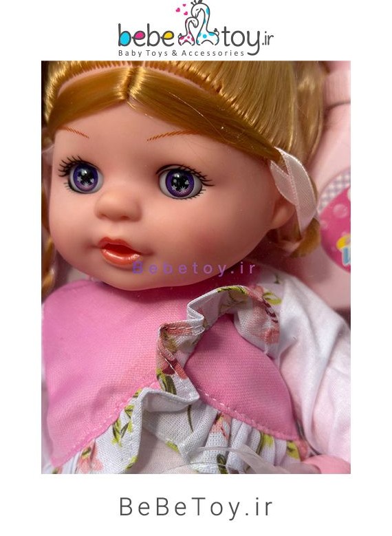 عروسک نوزاد ۳۵ سانتی با چشم های بنفش | bebetoy | فروشگاه ...