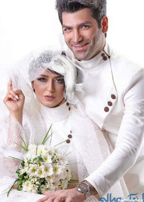 عکس عروسی فریبا طالبی و همسرش