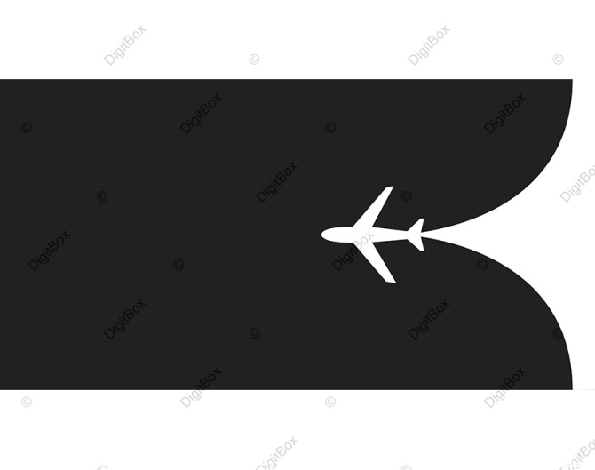 عکس سیاه و سفید هواپیما در حال پرواز - دیجیت باکس - DigitBox