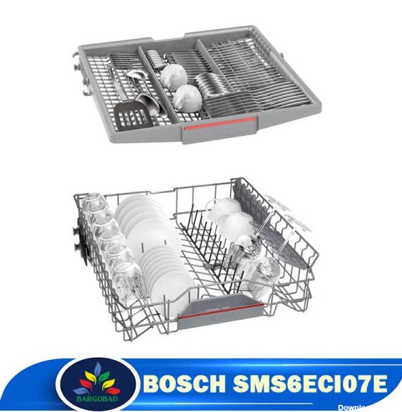 قفسه های ماشین ظرفشویی 14 نفره بوش 6ECI07E مدل SMS6ECI07E