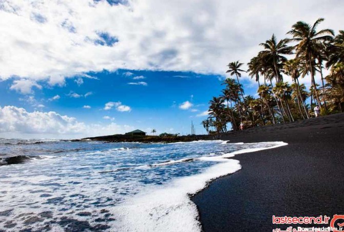 12 ساحل سیاه رنگ در دنیا + تصاویر | لست سکند