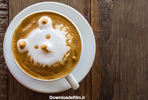 عکس خرس در فال قهوه