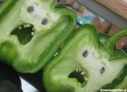 عکس های جالب و خنده دار از سبزیجات