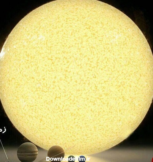 تصویری شگفت انگیز از مقایسه اندازه خورشید و سیارات +عکس