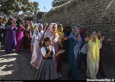 مراسم سنتی عروس کشان در روستای پرسه سو سفلی از توابع شهرستان غلامان خراسان شمالی