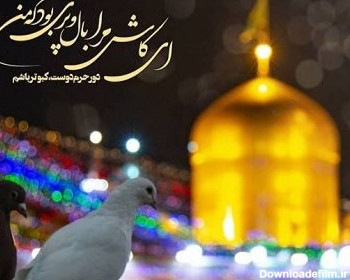 متن درباره امام رضا (ع) با جملات عاشقانه و عکس نوشته حرم