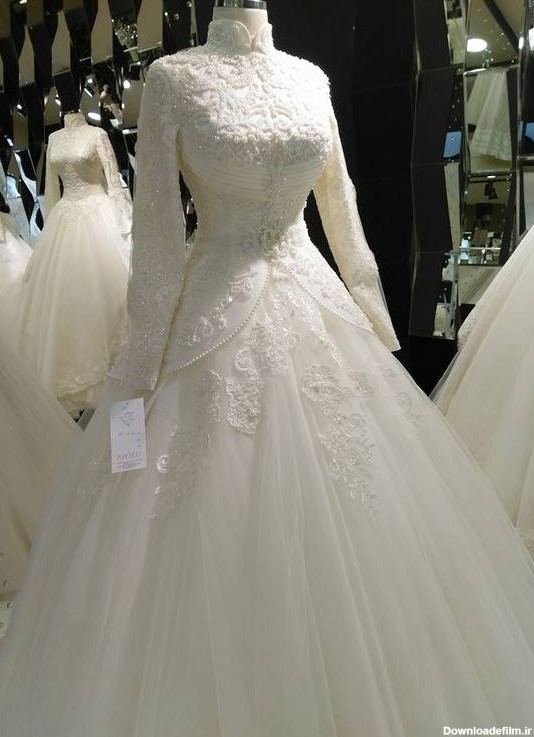 مدل لباس عروس محجبه جدید