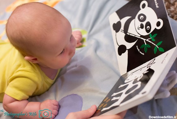 چرا تصویرهای سیاه و سفید برای نوزادان ایده‌آل هستند؟ | کتابک