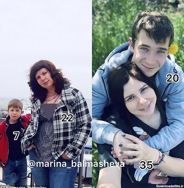 ازدواج اینفلوئنسر 35 ساله روس با پسر 20 ساله همسر سابقش! (+عکس)