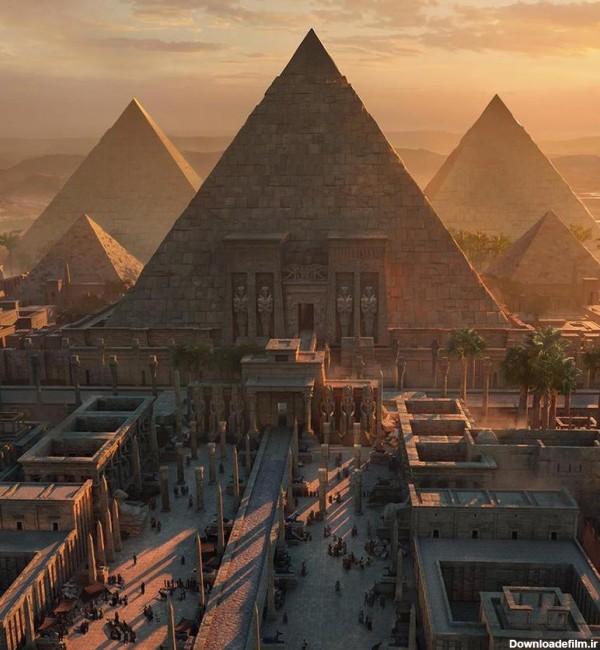 مدل سه بعدی بناهای مصری - دانلود مدل سه بعدی امکان تاریخی مصر