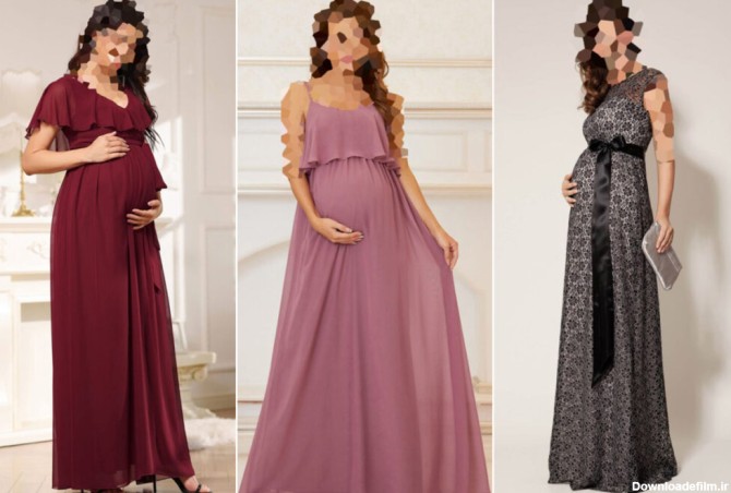 مدل لباس حاملگی مجلسی جدید ۱۴۰۲ در طرح های بسیار شیک و ...