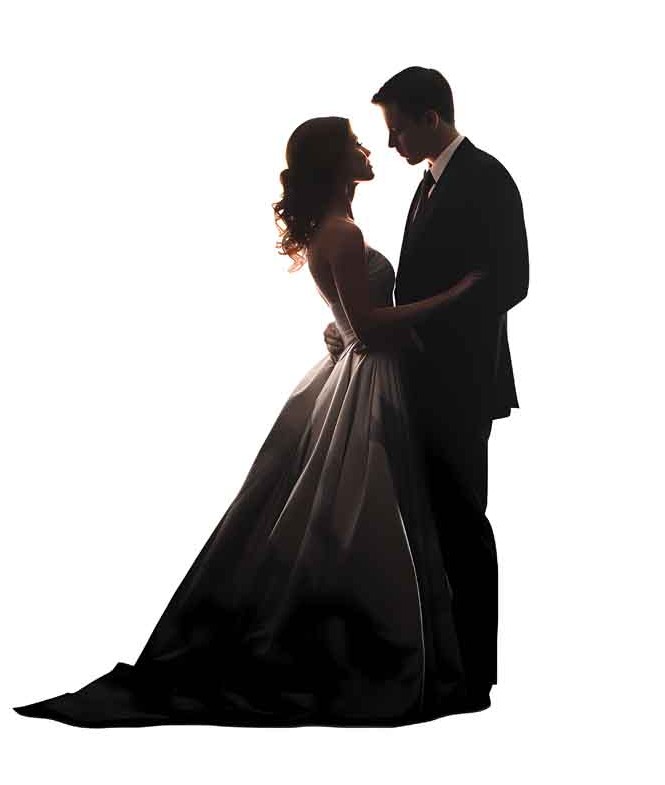 دانلود طرح عکس عروسی سیاه و سفید