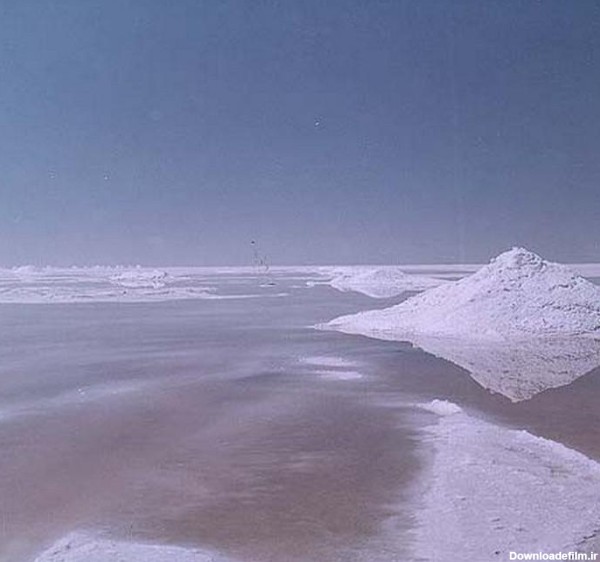 عکس دریاچه نمک ماهشهر