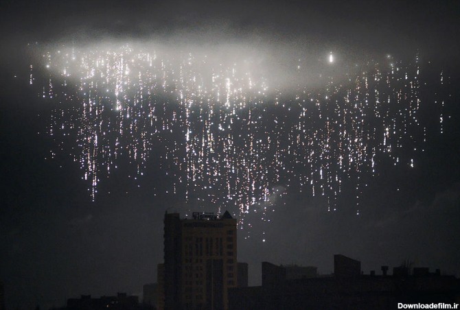 آخرین خبر | عکس/ جولان موشک و خمپاره بر فراز شهر دونتسک