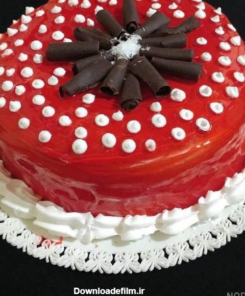 عکس کیک تولد با ژله بریلو