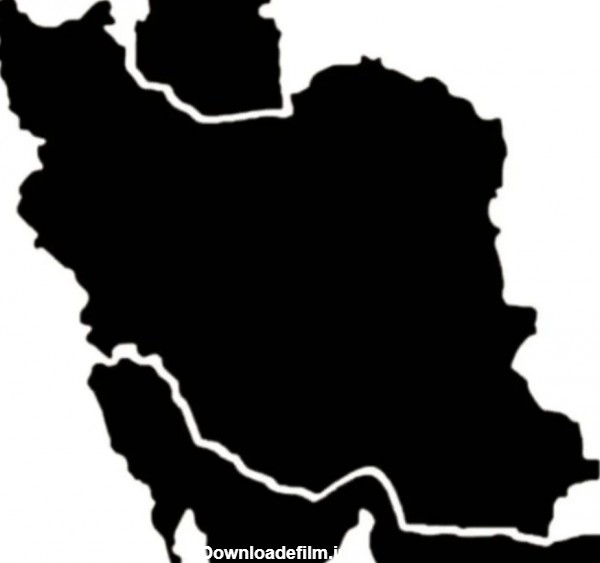 دانلود عکس کشور ایران سیاه