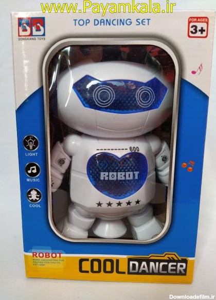 اسباب بازی ربات آدم فضایی موزیکال سفید-آبی پیام کالا فروشنده اسباب ...