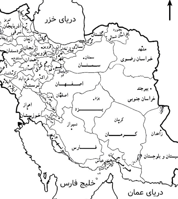 دانلود عکس نقشه ایران با کیفیت عالی