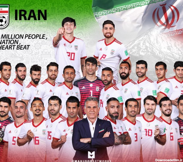 عکس زیبا تیم ایران