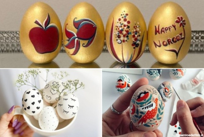 تخم مرغ رنگی برای عید نوروز