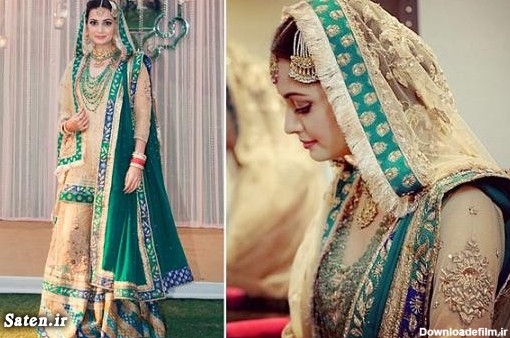 خبرگزاری آريا - مدل لباس هندي عروس و آرايش زيباي عروس هندي +عکس