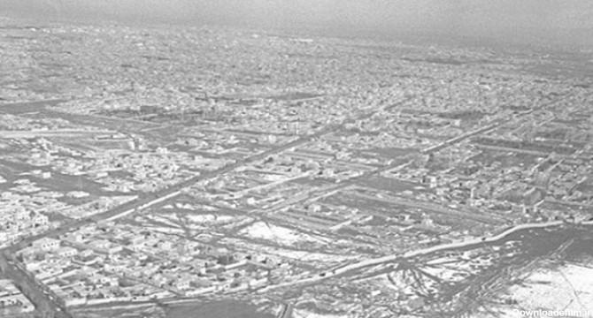 عکس هوایی تهران از سال 1335 تا کنون - مپ اسکیل