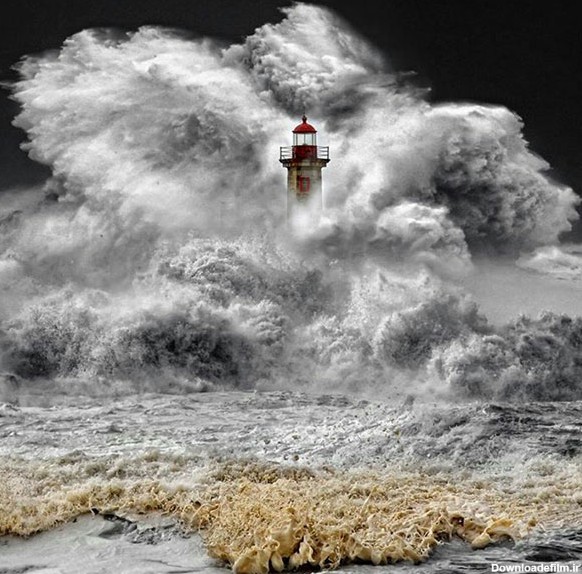 موج و فانوس دریایی | نمونه عکس های فابریس روبن - متمم