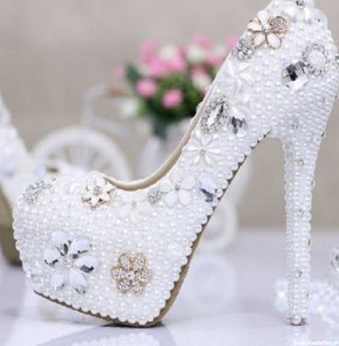 کفش عروس پاشنه بلند