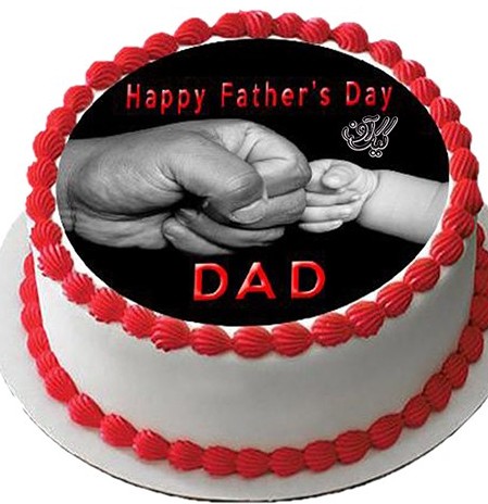 سفارش کیک روز پدر - کیک تصویری من و پدر | کیک آف
