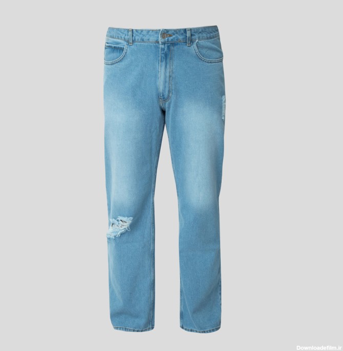 فروشگاه ‫اینترنتی‬ ‫آستین| شلوار جین مردانه آبی روشن‬