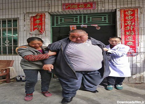 زندگی چاق‌ ترین مرد چینی +عکس