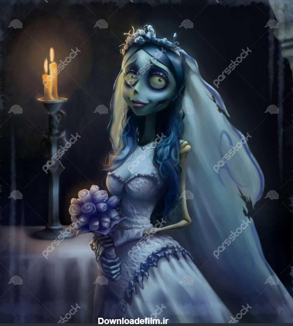 عکس پروفایل کارتون عروس مرده ۱۴۰۰ - عکس نودی