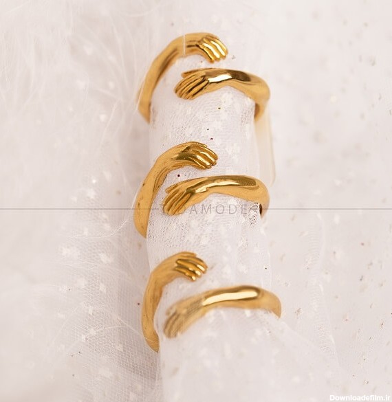 انگشتر آغوش طلا (بغل) - فروشگاه زیورالات تیدامد
