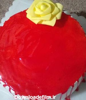 کیک تولد با ژله بریلو