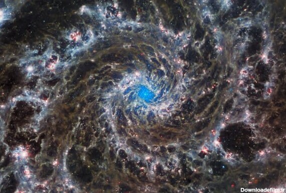 عکسی که «جیمز وب» از بازوهای مارپیچی کهکشان ستاره زا گرفت ...