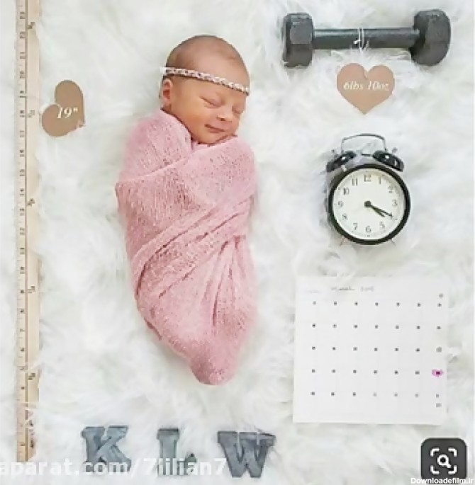 ایده های جالب برای عکس ۱ ماهگی نوزاد تا یک سالگی