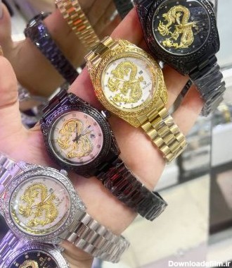 ساعت رولکس دراگون مردانه طرح اژدها Rolex