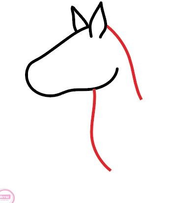 کشیدن نقاشی اسب