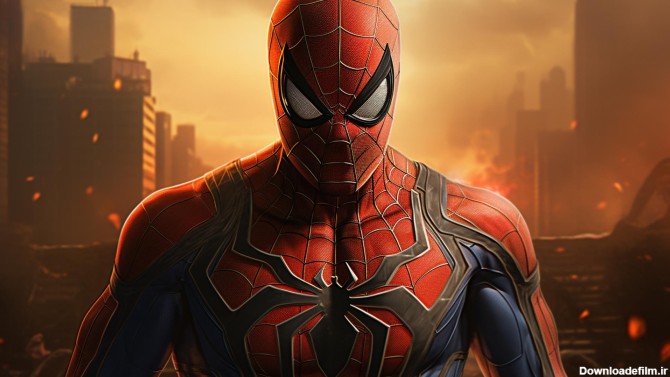 عکس مرد عنکبوتی قرمز - دانلود رایگان - پارس پی ان جی