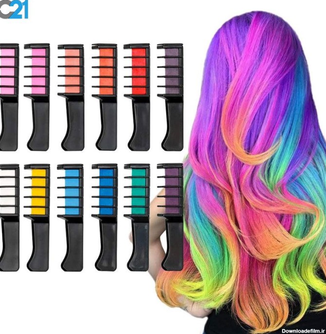 گچ موی فانتزی 12 رنگ - فروشگاه اینترنتی قرن21 (فروشا)
