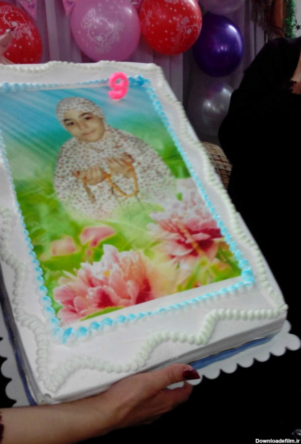 کیک جشن تکلیف دختردایی - عکس ویسگون