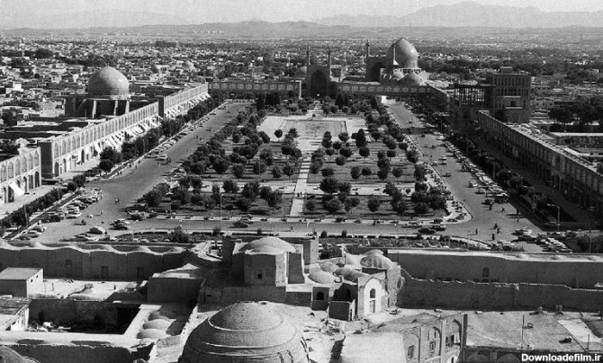 نمایی قدیمی از میدان نقش جهان اصفهان