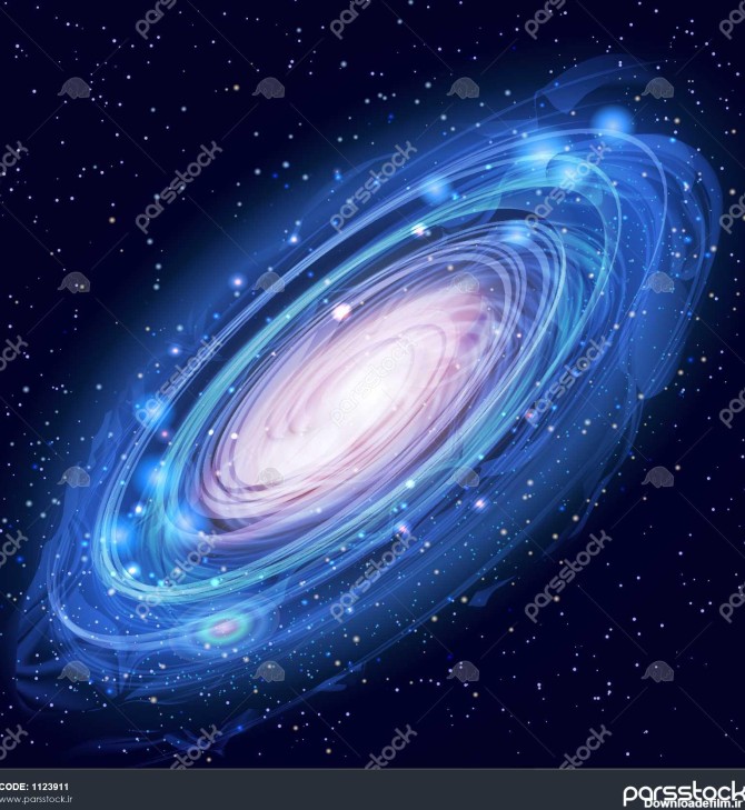 زیبا درخشان کهکشان آندرومدا بردار 1123911