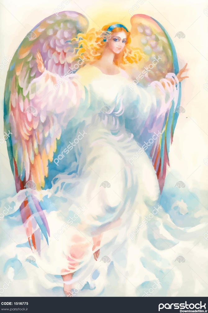 فرشته زیبا با بال 1516775