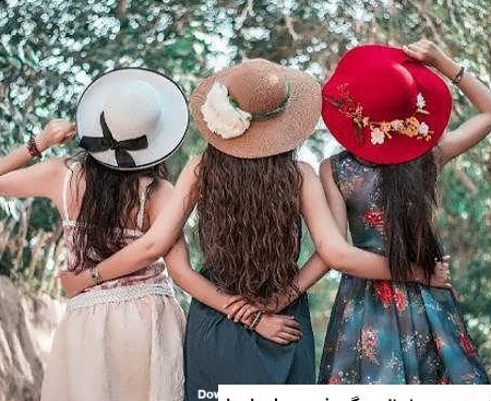 عکس سه دوست دختر برای پروفایل